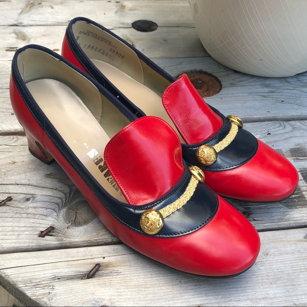 Vintage Fanfares Nautical Pump 8 Heels Shoes